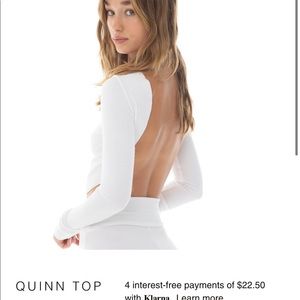 brand new are you am i “ Quinn top “